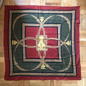 Vintage Burberry Silk Scarf